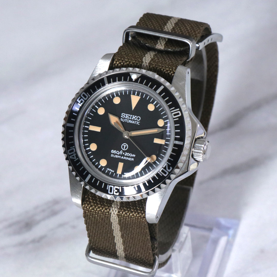 Custom Seiko Milsub Automatic Mod Watch