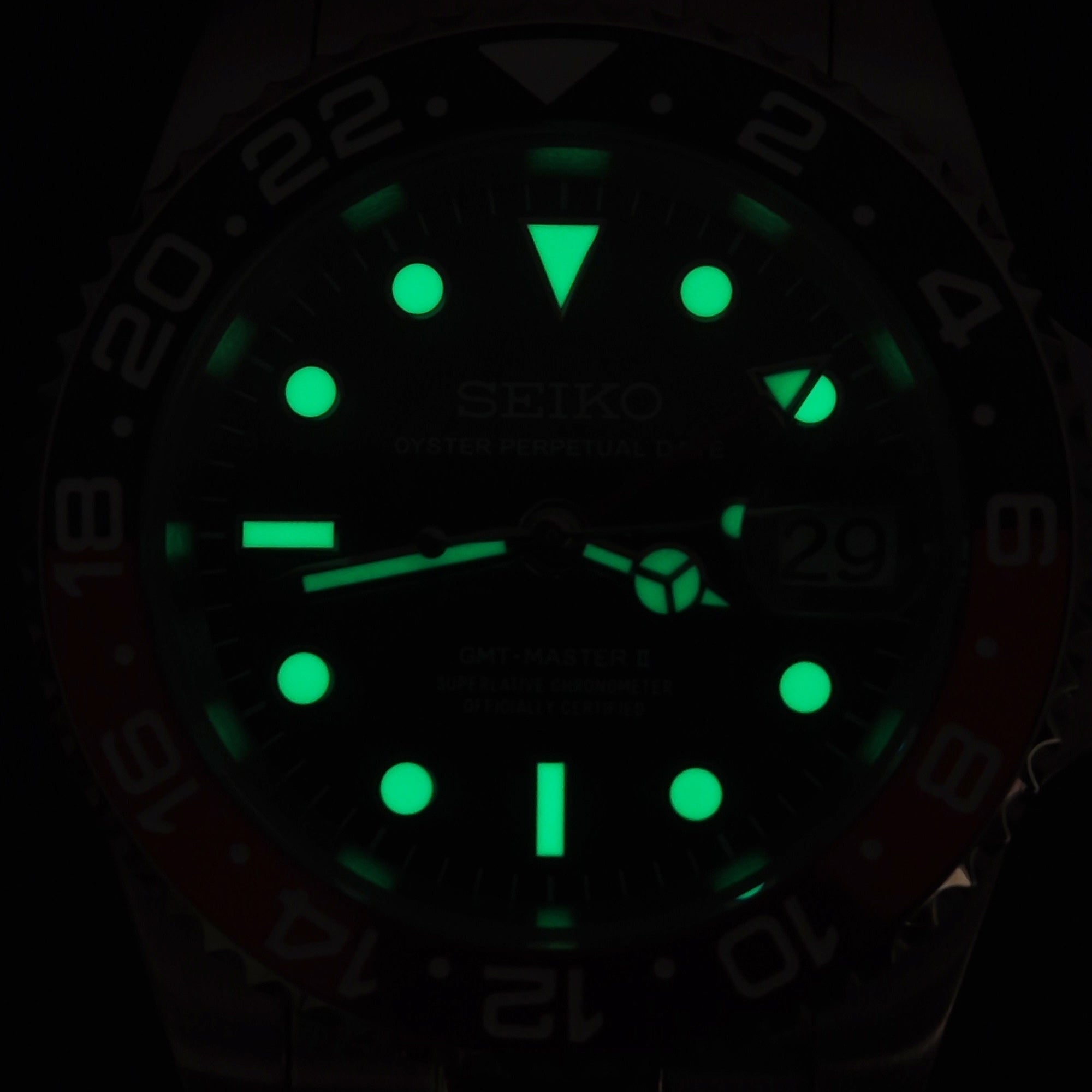 Custom Black Master Automatic Mod Watch