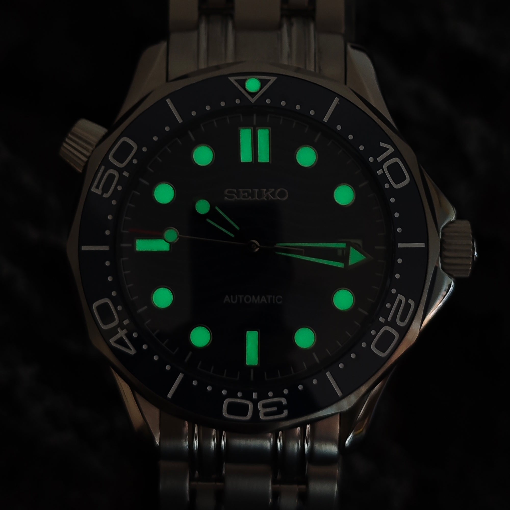 Custom Blue Sea Automatic Mod Watch