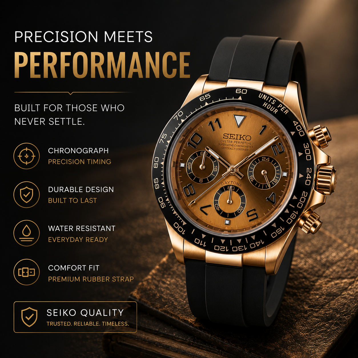 Gold Speed Mod Watch