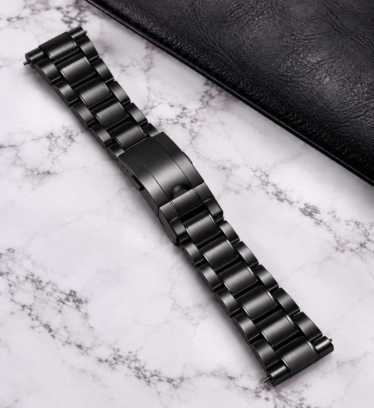 Custom MilSub Black Metal Stainless Strap