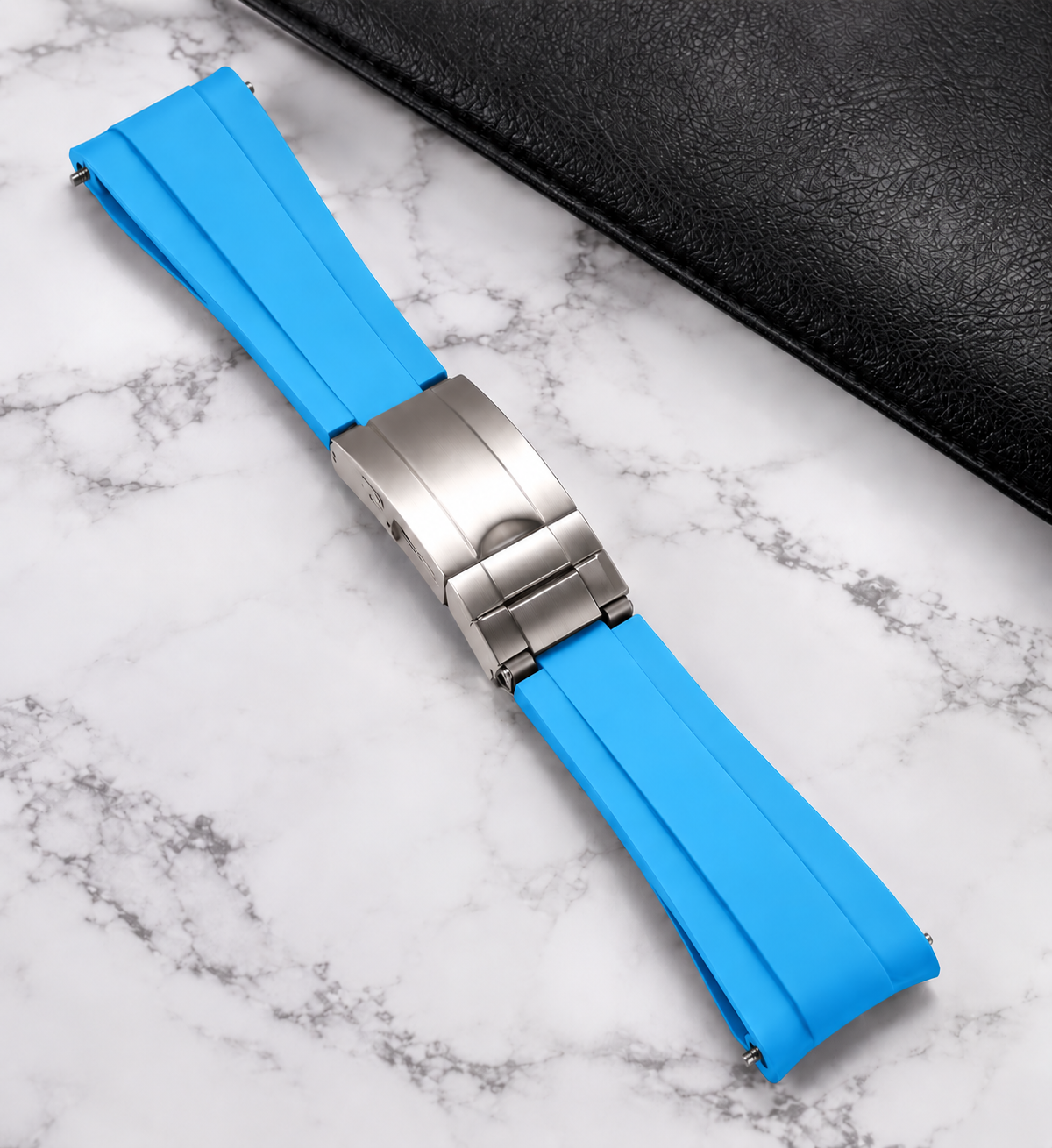Custom MilSub Vintage Licht Blue Strap