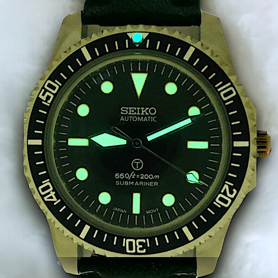 Custom Seiko Milsub Automatic Mod Watch
