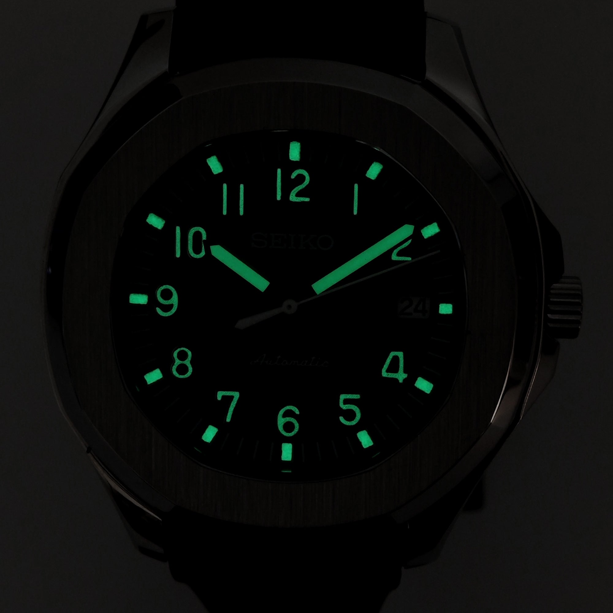 Custom Brown Naut Automatic Mod Watch