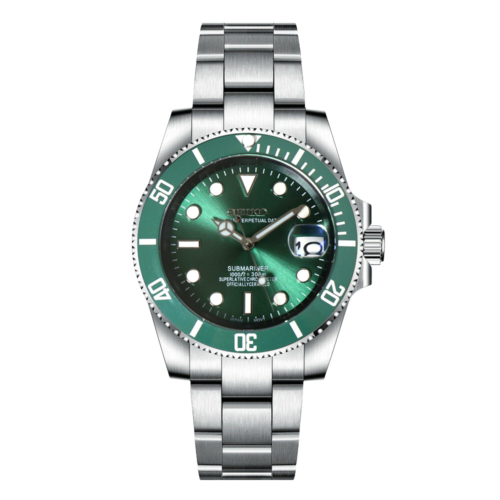 Custom Green Hulk Automatic Mod Watch