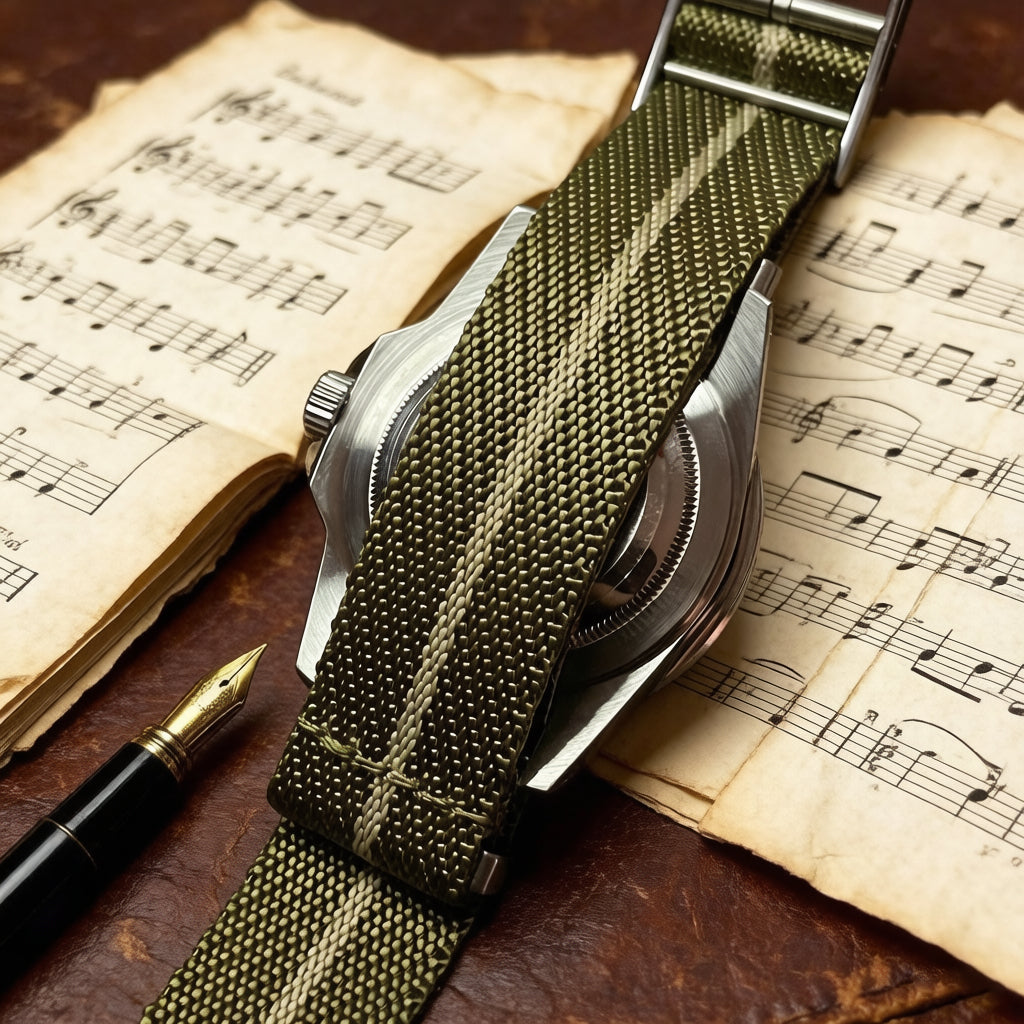 Custom Seiko Green Milsub Racing Automatic Mod Watch