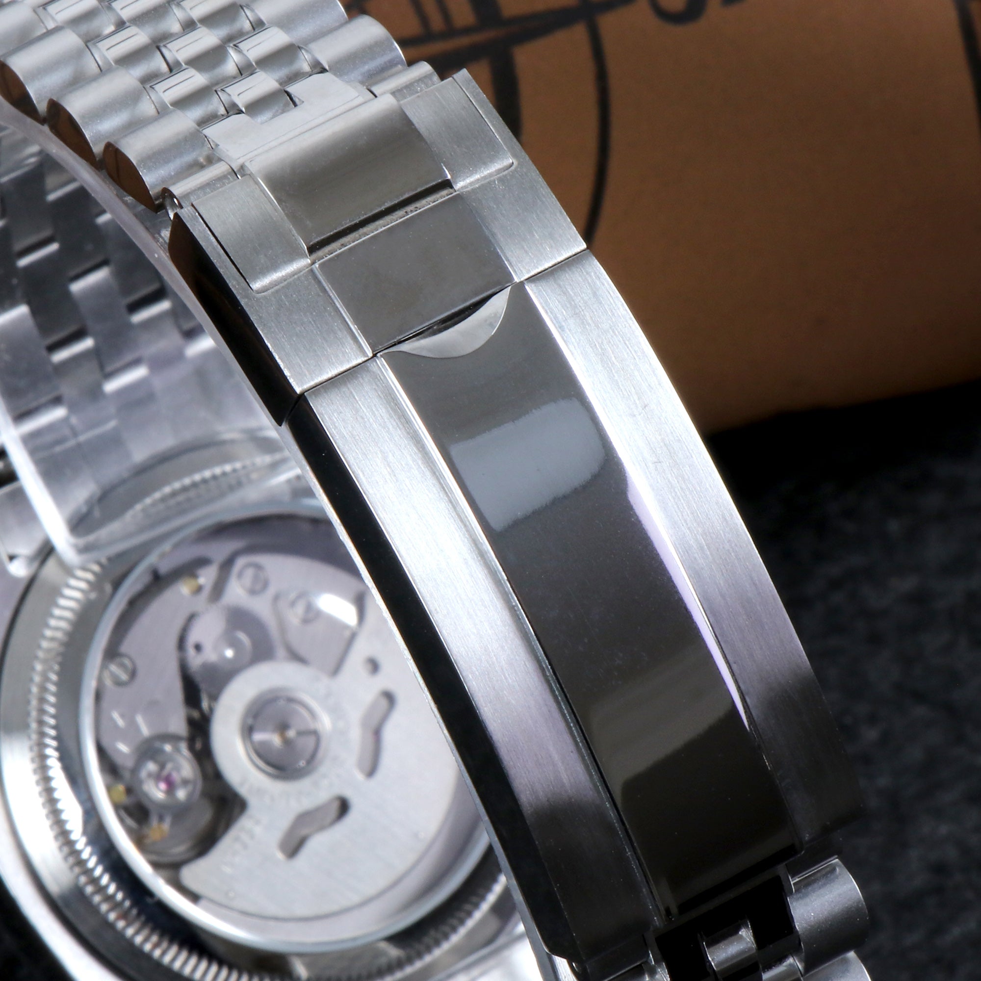 Custom Green Roman Automatic Mod Watch