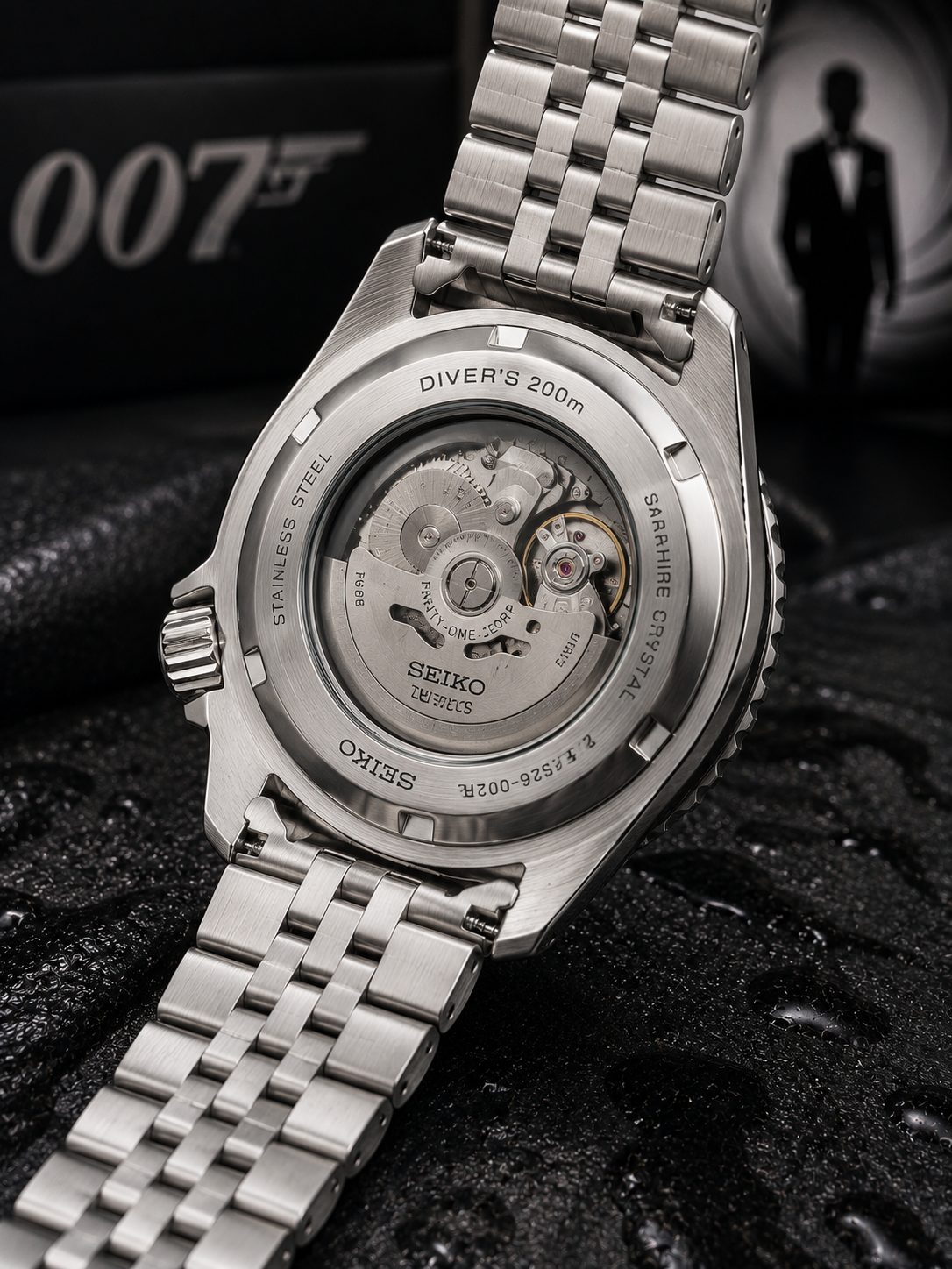 Custom Seiko JB Day Date Display Racing Automatic Mod Watch