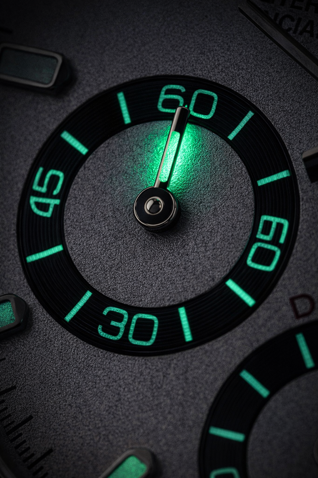 Custom Seiko Panda Chronograph Watch