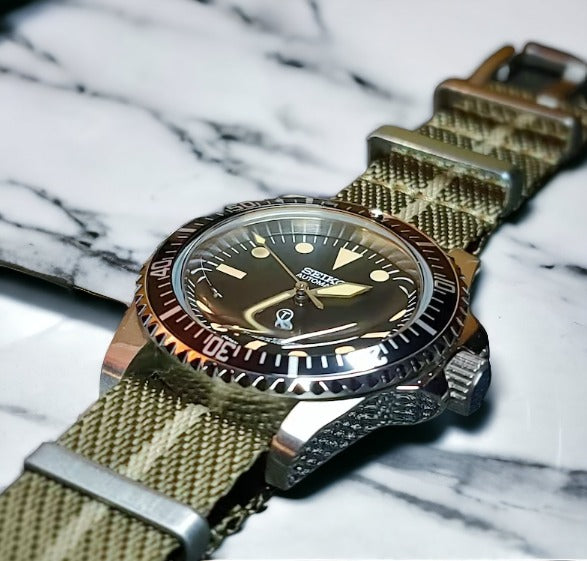 Custom Seiko Milsub Vintage Mod